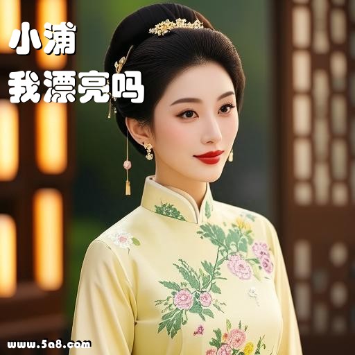 我漂亮吗小浦搞笑图片