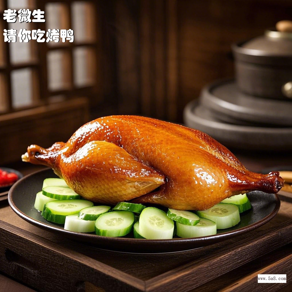 请你吃烤鸭老微生搞笑图片