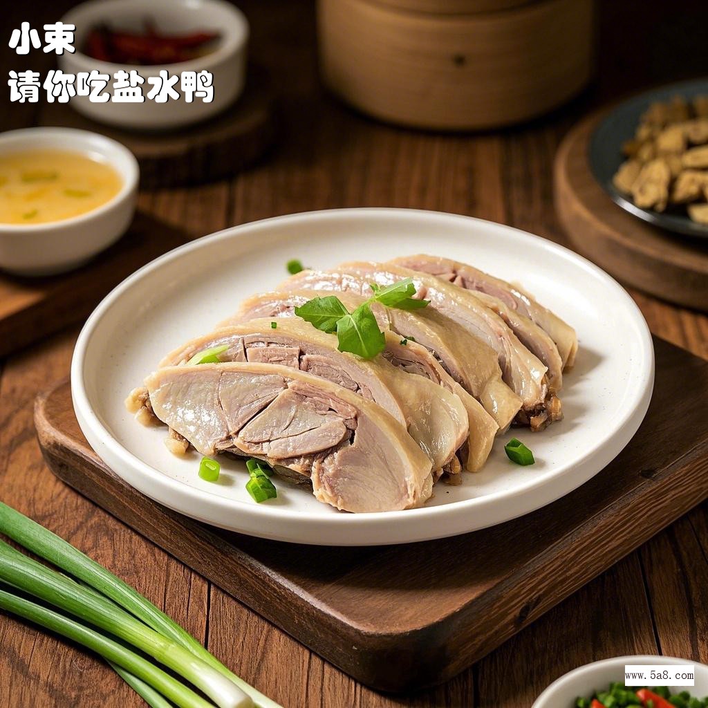 请你吃盐水鸭小束搞笑图片