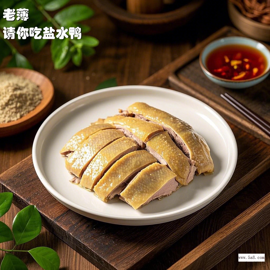 请你吃盐水鸭老薄搞笑图片