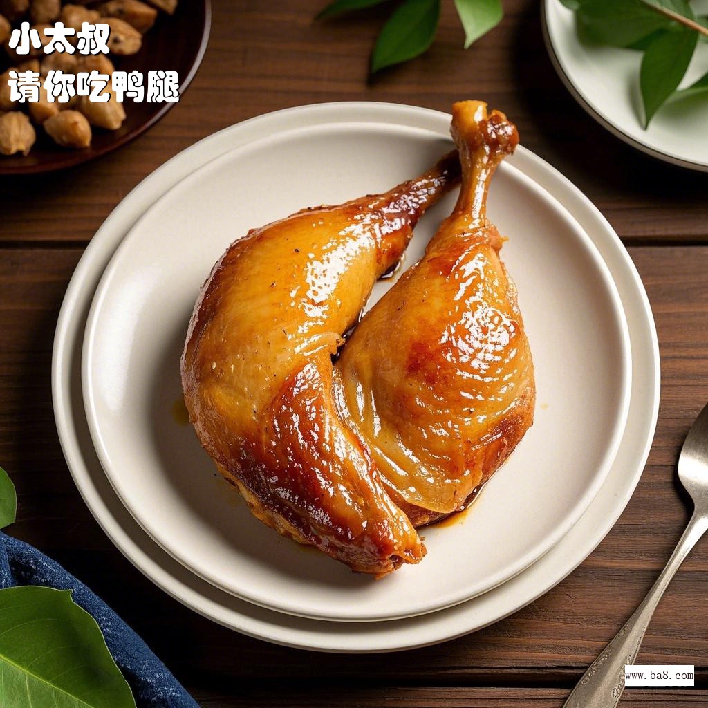 请你吃鸭腿小太叔搞笑图片
