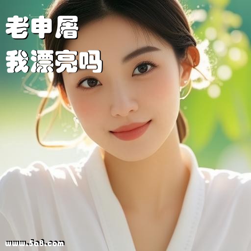 我漂亮吗老申屠搞笑图片