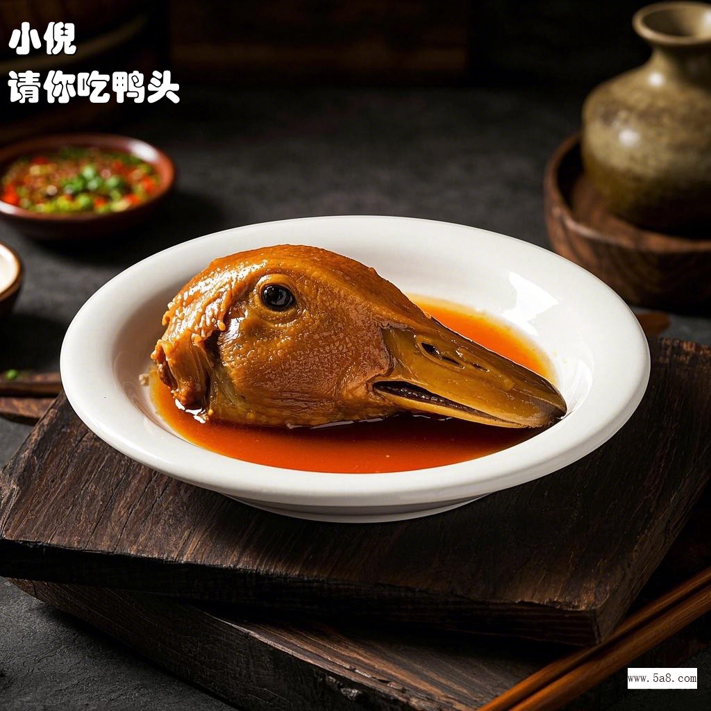 请你吃鸭头小倪搞笑图片