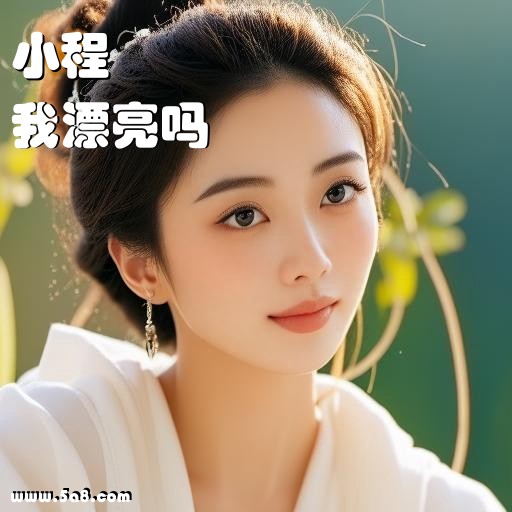 我漂亮吗小程搞笑图片