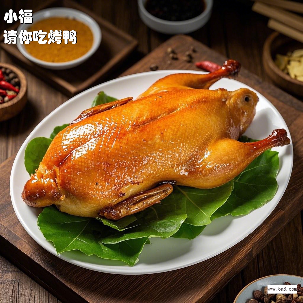 请你吃烤鸭小福搞笑图片