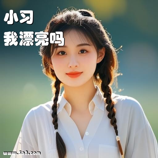 我漂亮吗小习搞笑图片
