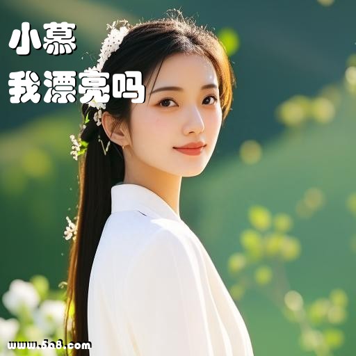 我漂亮吗小慕搞笑图片