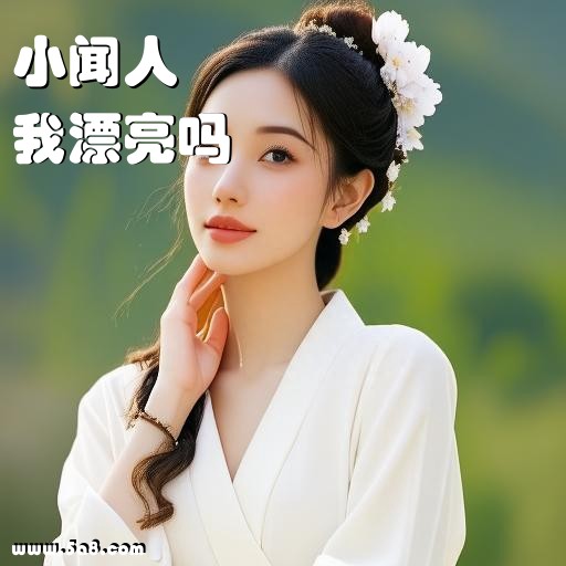 我漂亮吗小闻人搞笑图片