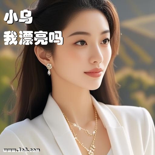 我漂亮吗小乌搞笑图片