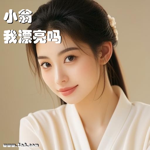 我漂亮吗小翁搞笑图片
