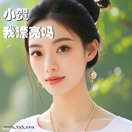 我漂亮吗小贺搞笑图片