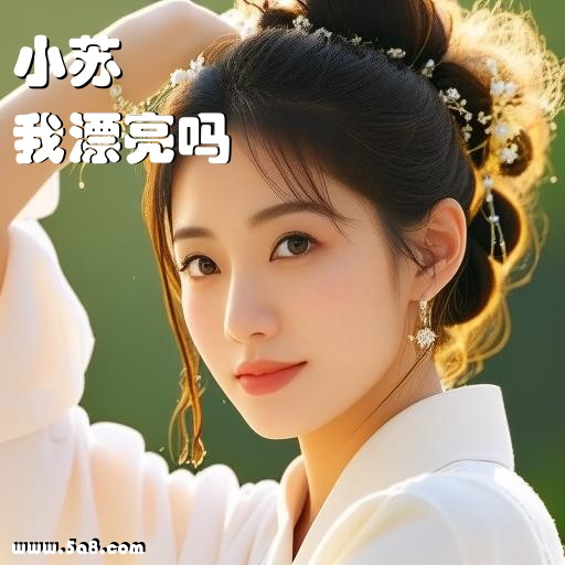 我漂亮吗小苏搞笑图片