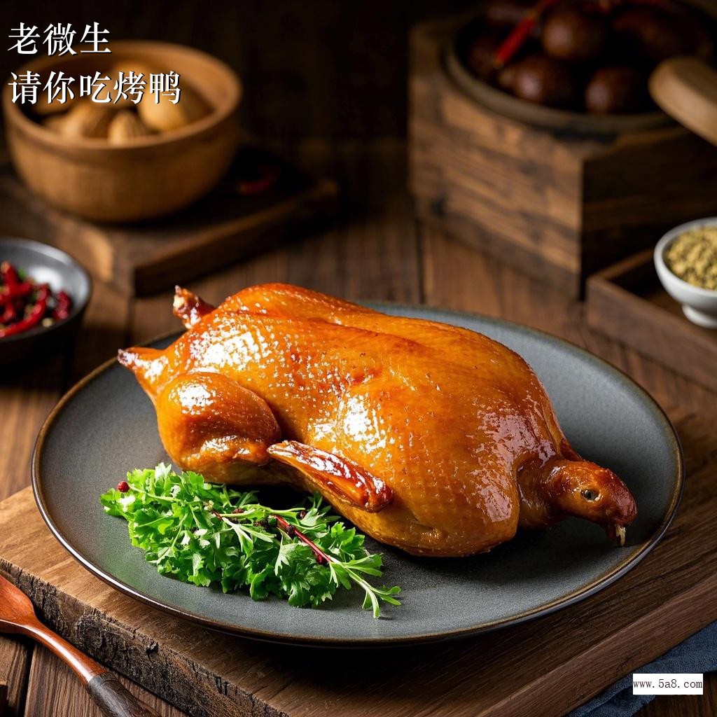 请你吃烤鸭老微生搞笑图片