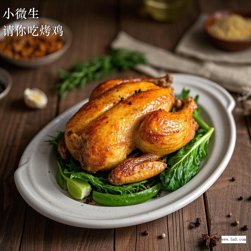 请你吃烤鸡小微生搞笑图片