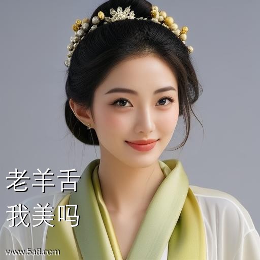 我美吗老羊舌搞笑图片