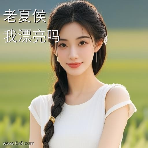 我漂亮吗老夏侯搞笑图片