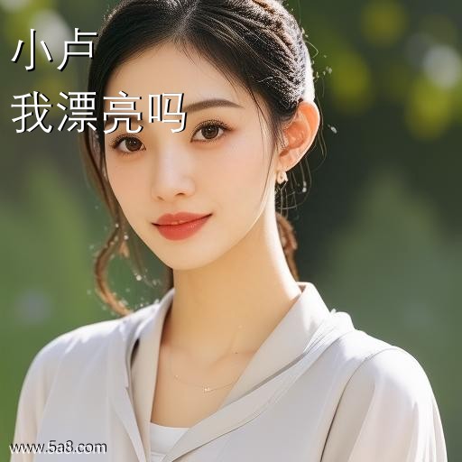 我漂亮吗小卢搞笑图片