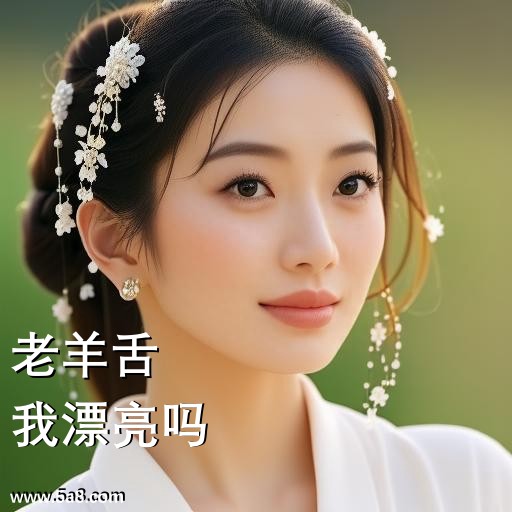 我漂亮吗老羊舌搞笑图片