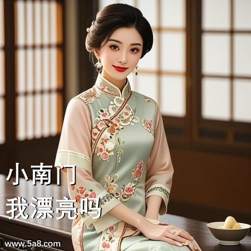 我漂亮吗小南门搞笑图片