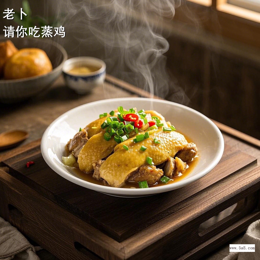 请你吃蒸鸡老卜搞笑图片