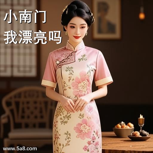 我漂亮吗小南门搞笑图片
