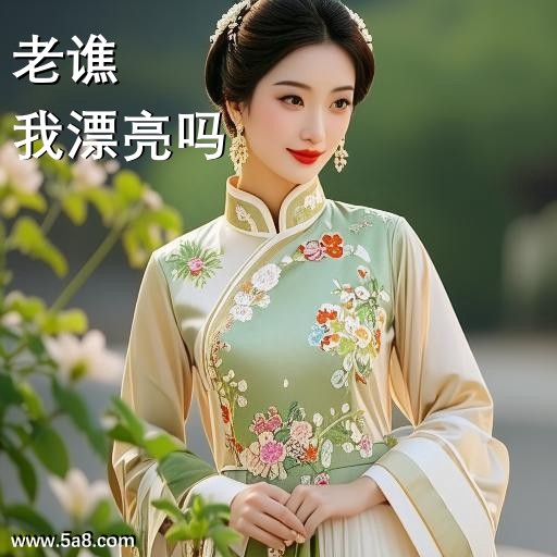 我漂亮吗老谯搞笑图片