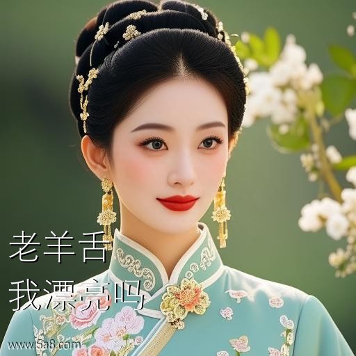 我漂亮吗老羊舌搞笑图片