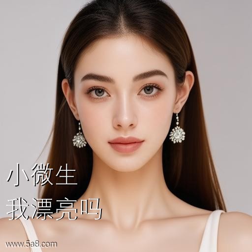 我漂亮吗小微生搞笑图片
