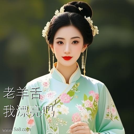 我漂亮吗老羊舌搞笑图片