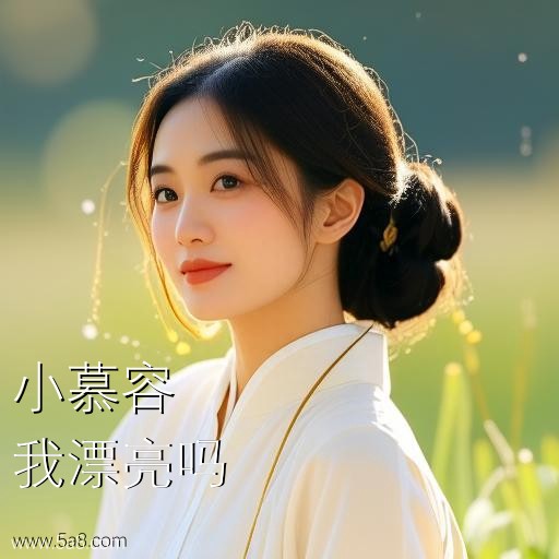 我漂亮吗小慕容搞笑图片