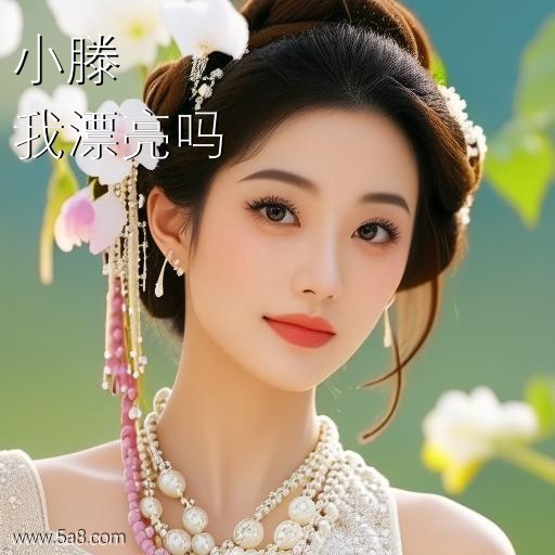 我漂亮吗小滕搞笑图片