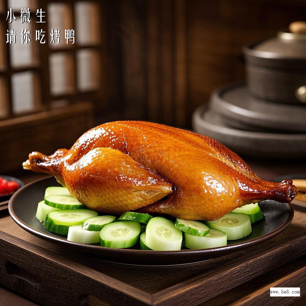 请你吃烤鸭小微生搞笑图片