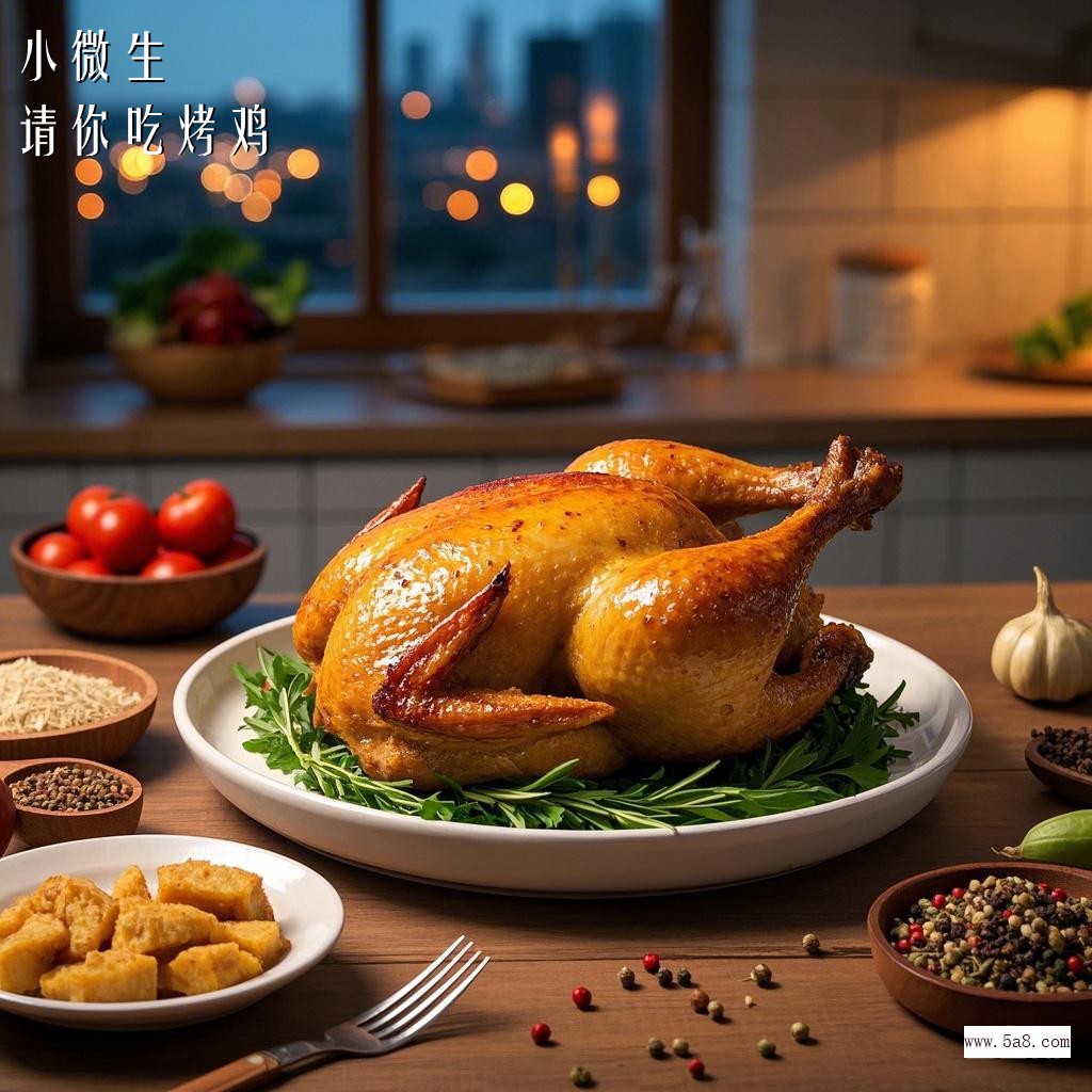 请你吃烤鸡小微生搞笑图片